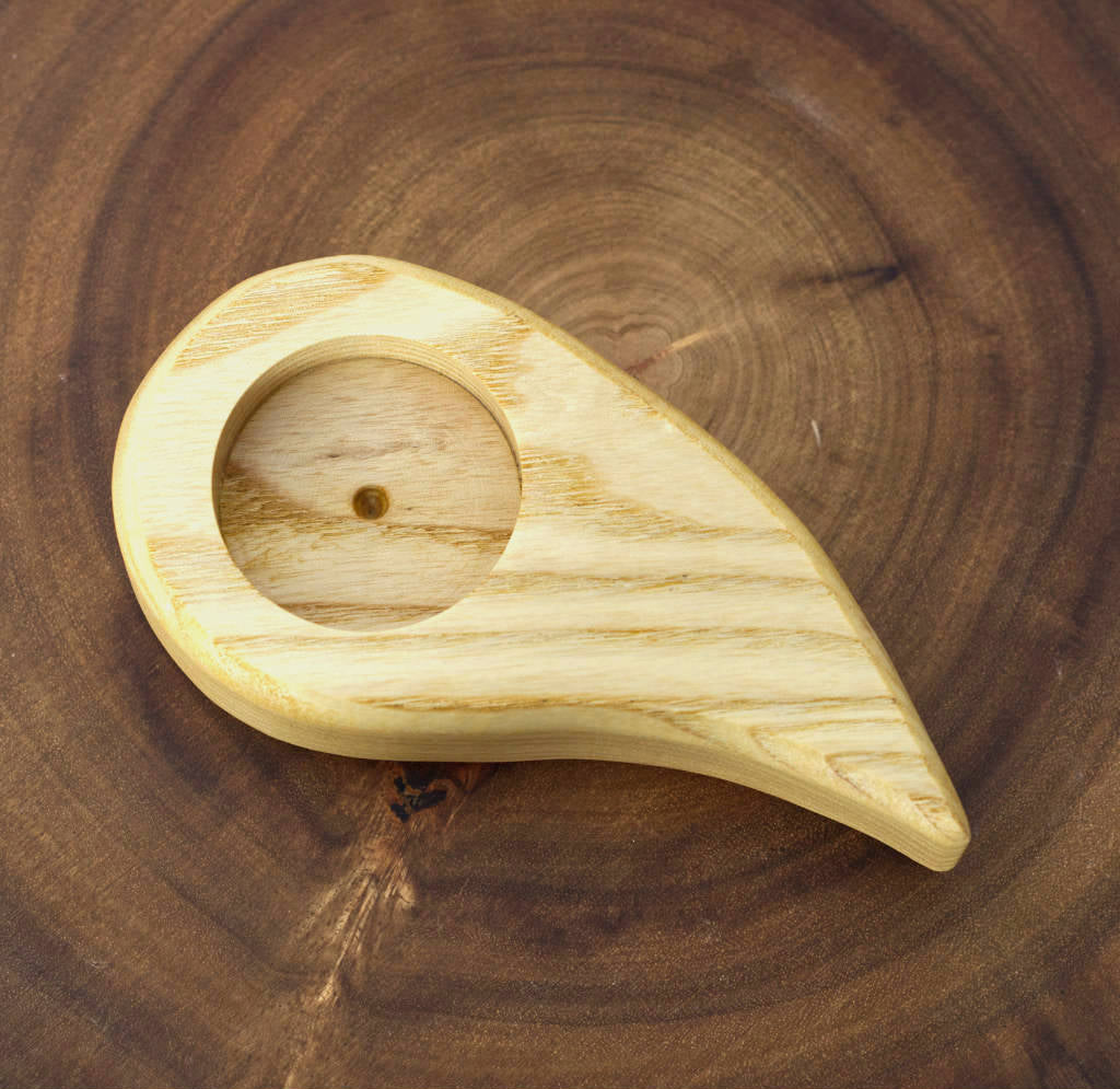 Ash 'Odd' shape Tealight Candle Holder