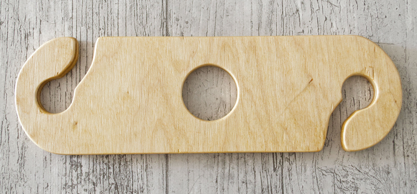 Birch Ply Wine Glass Caddy