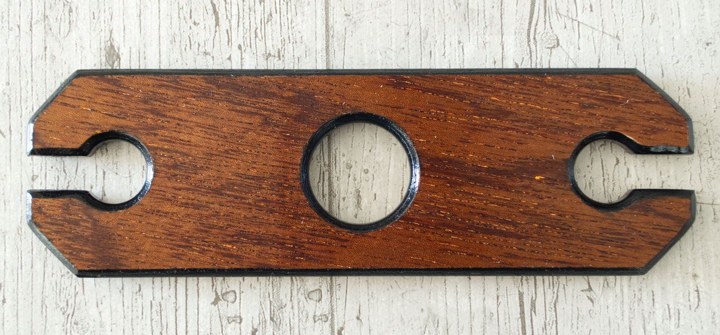 Mahogany Ply Wine Glass Caddies