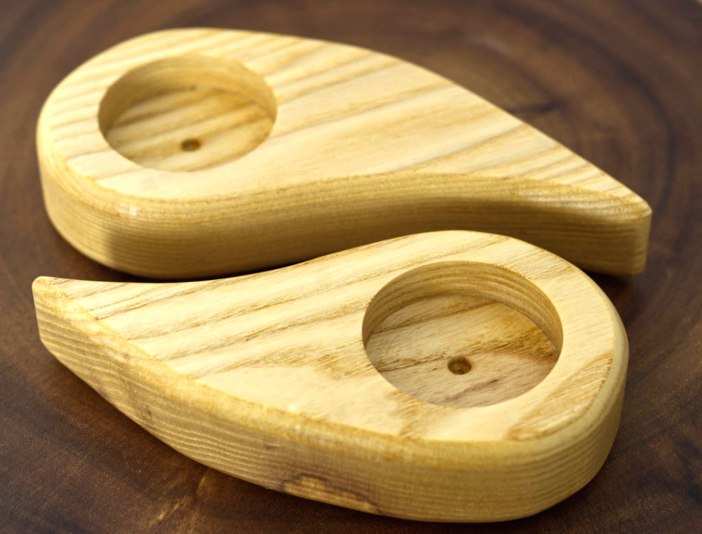 Ash 'Odd' shape Tealight Candle Holder