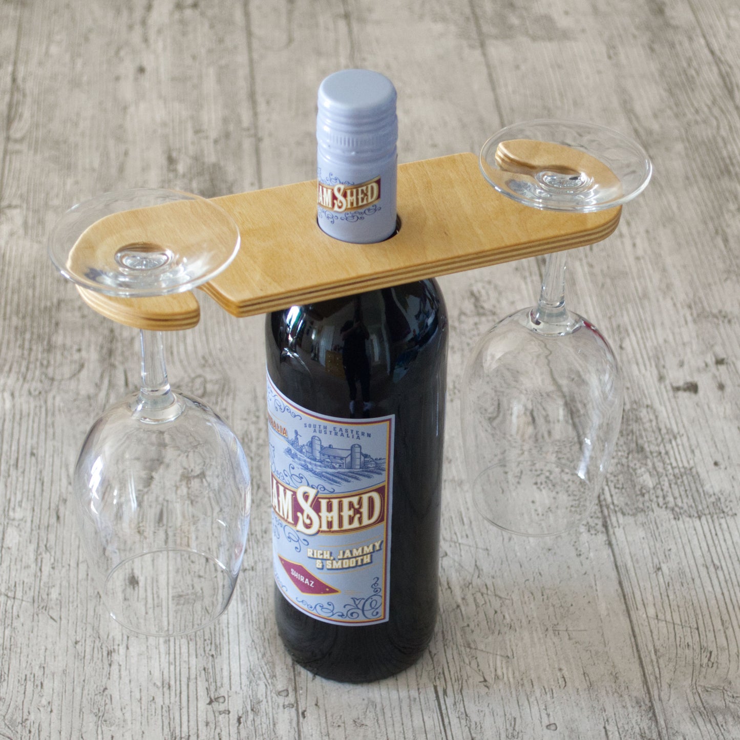 Birch Ply Wine Glass Caddy