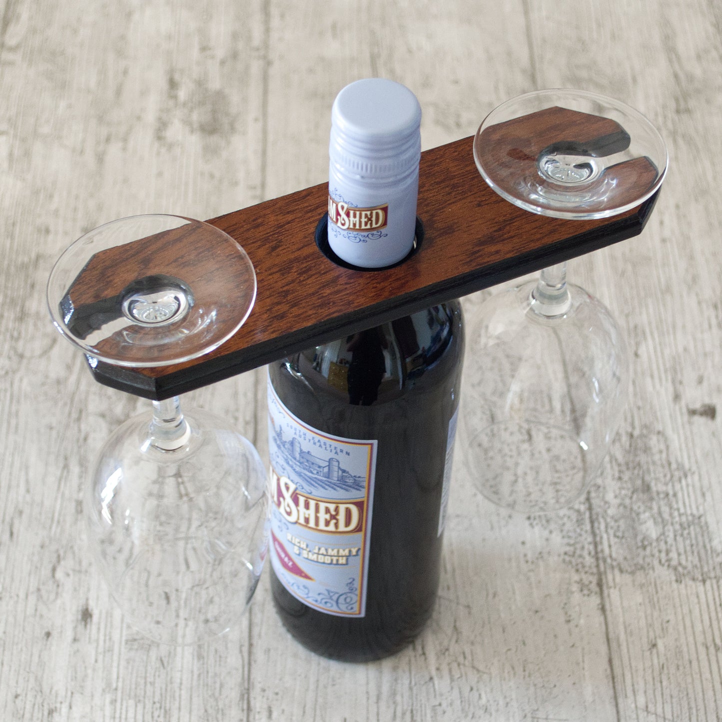 Mahogany Ply Wine Glass Caddies