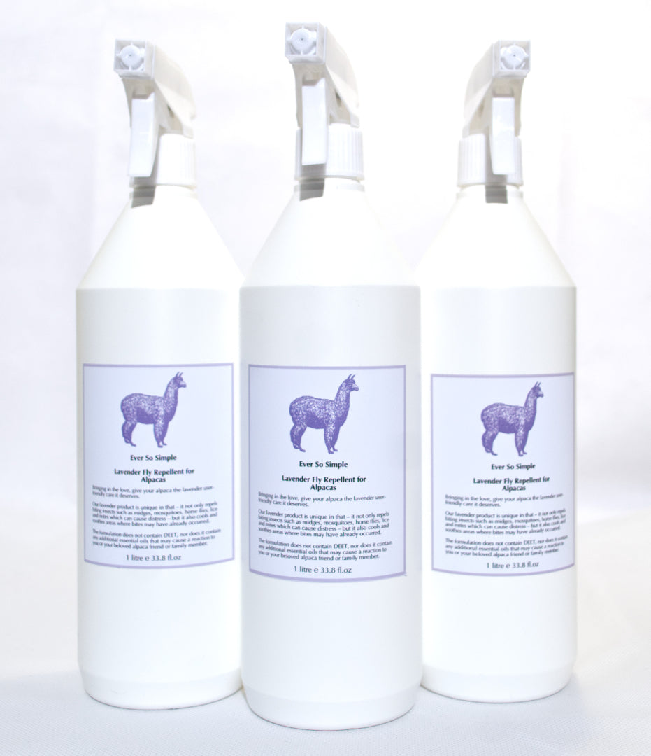 Ever So Simple Lavender Fly Repellent for Alpacas