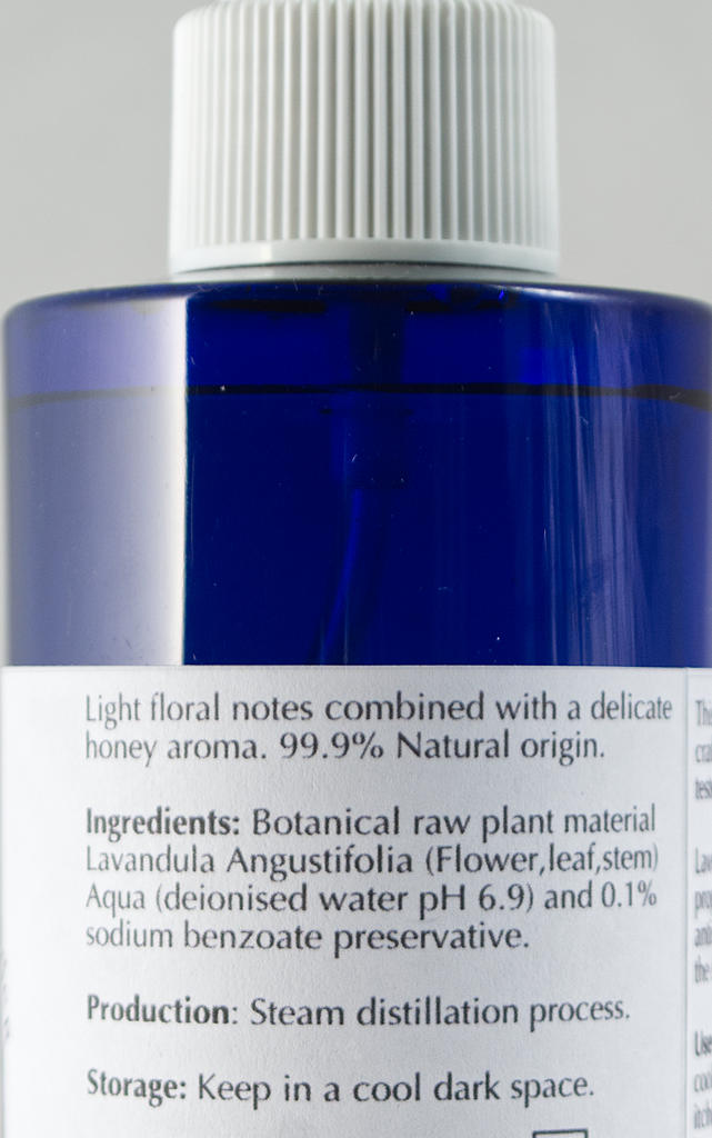 Lavender Angustifolia Theraputic Hydrosol 99.9% Natural