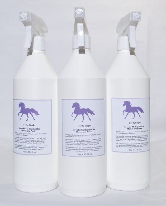 Ever So Simple Lavender Fly Repellent for Horses and Ponies
