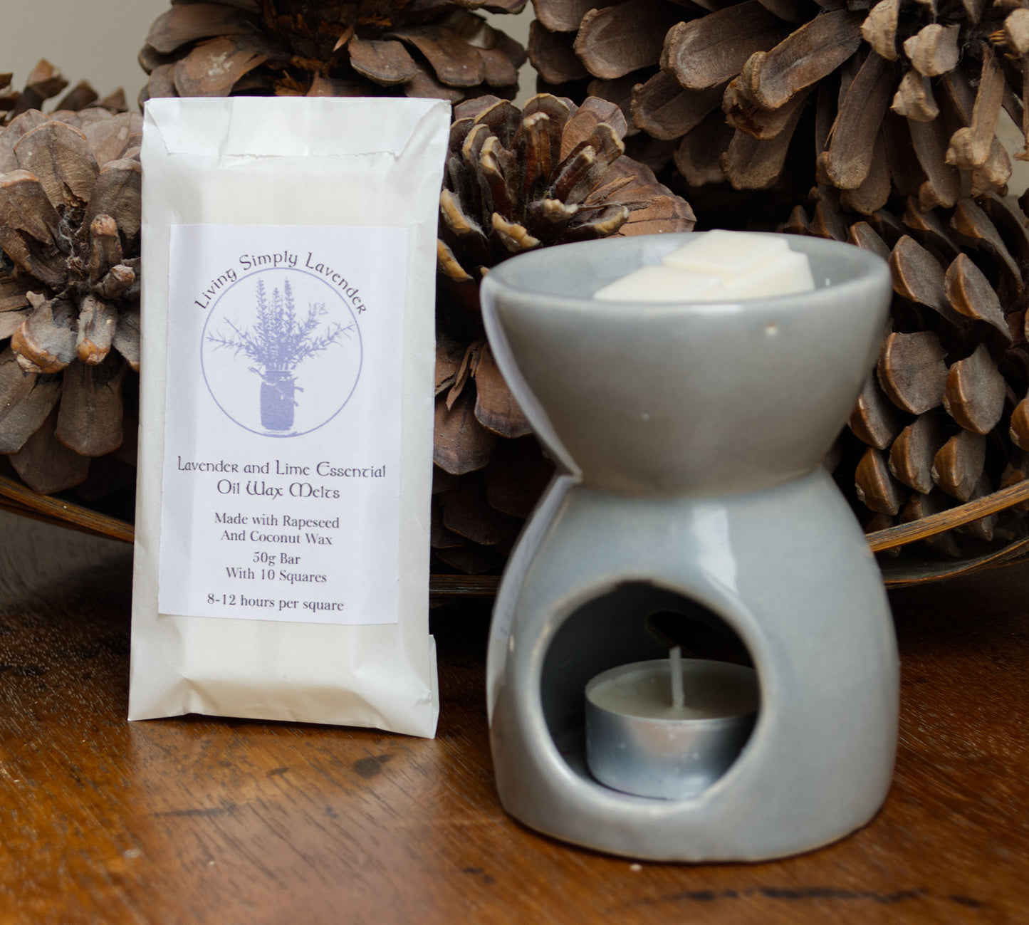 Lavender and Lime Essential Oil Wax Melts