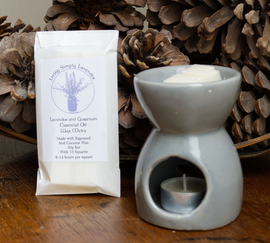 Lavender and Geranium Essential Oil Wax Melts