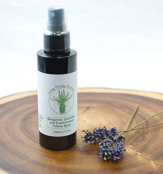 Bergamot, Lavender and Frankincense Pillow Spray