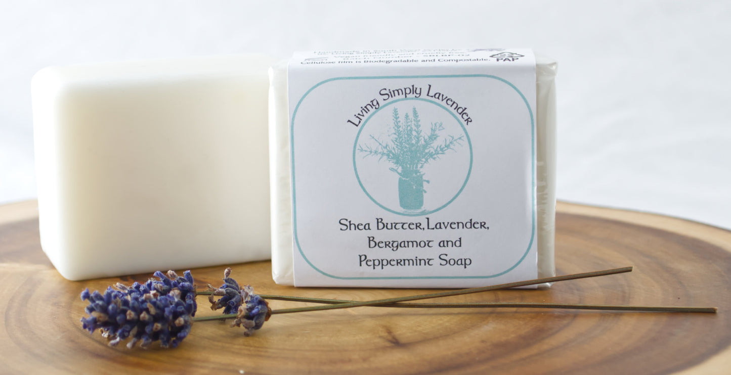 Lavender, Bergamot and Peppermint Soap