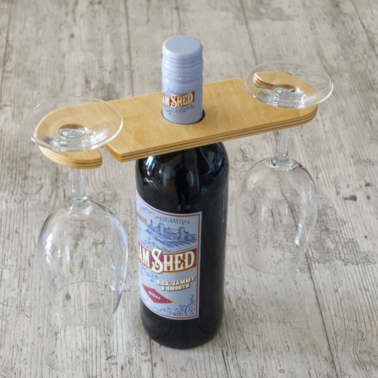 Birch Ply Wine Glass Caddy