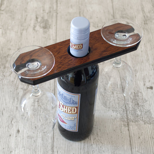 Mahogany Ply Wine Glass Caddies